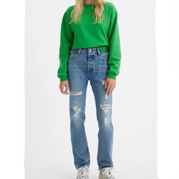 LEVI'S : 501 Original Fit Women's Jeans (Size: 24x30) NWT - Picture 1 of 12